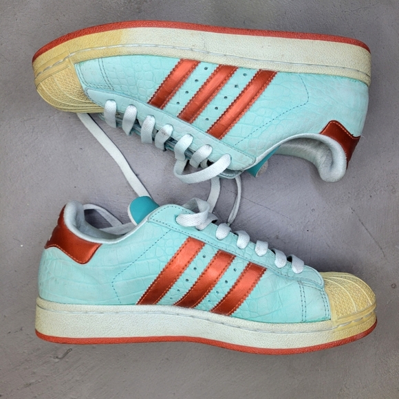 [EUC] ADIDAS SUPERSTAR RARE FIND PEBBLED LEATHER US W 6.5 - Picture 3 of 11